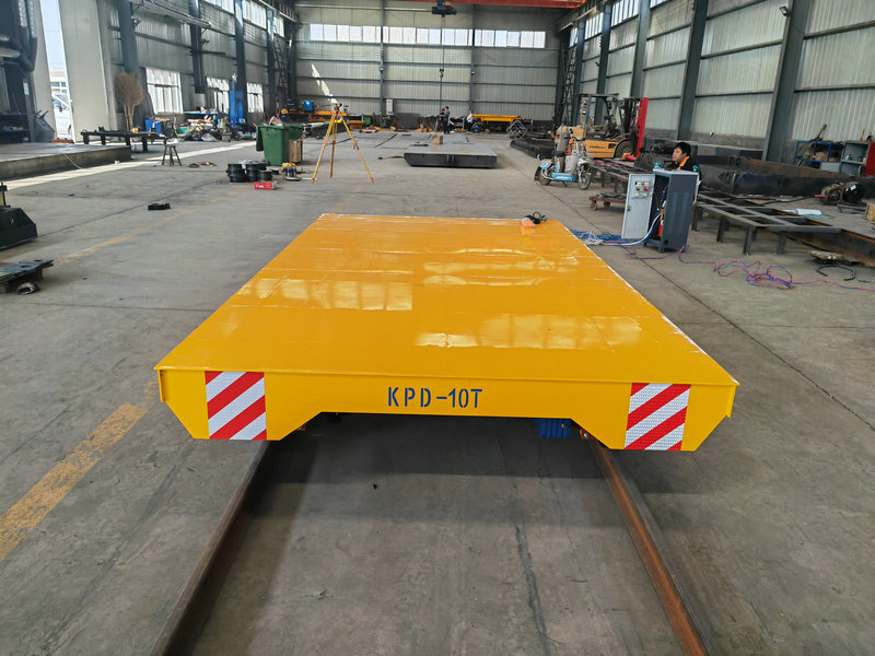 Industriële vervoersoplossing Low Voltage Rail Transfer Trolley