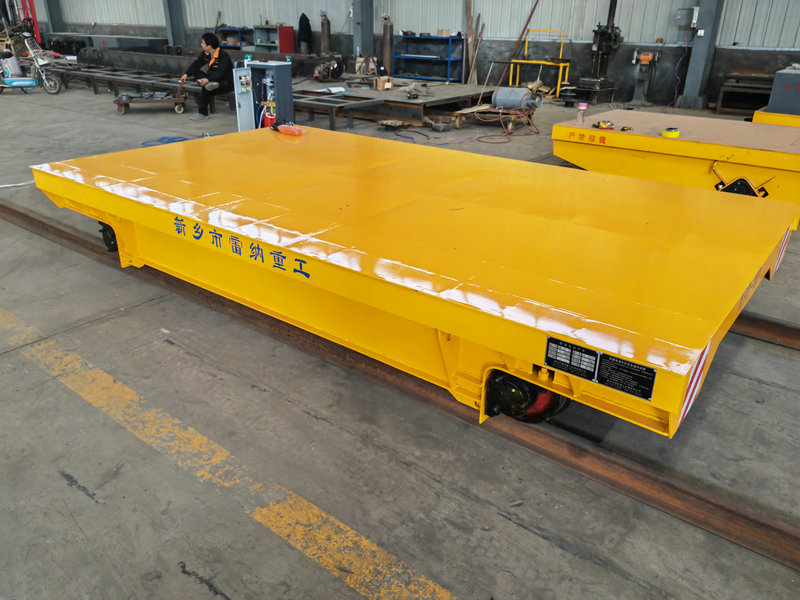 Industriële vervoersoplossing Low Voltage Rail Transfer Trolley