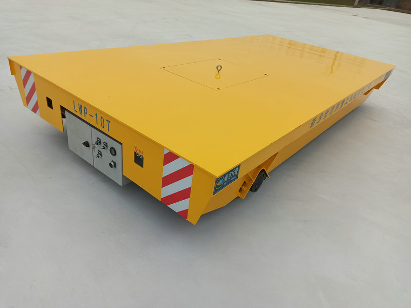 10 Tons Concrete Producten Trackless Transfer Trolley