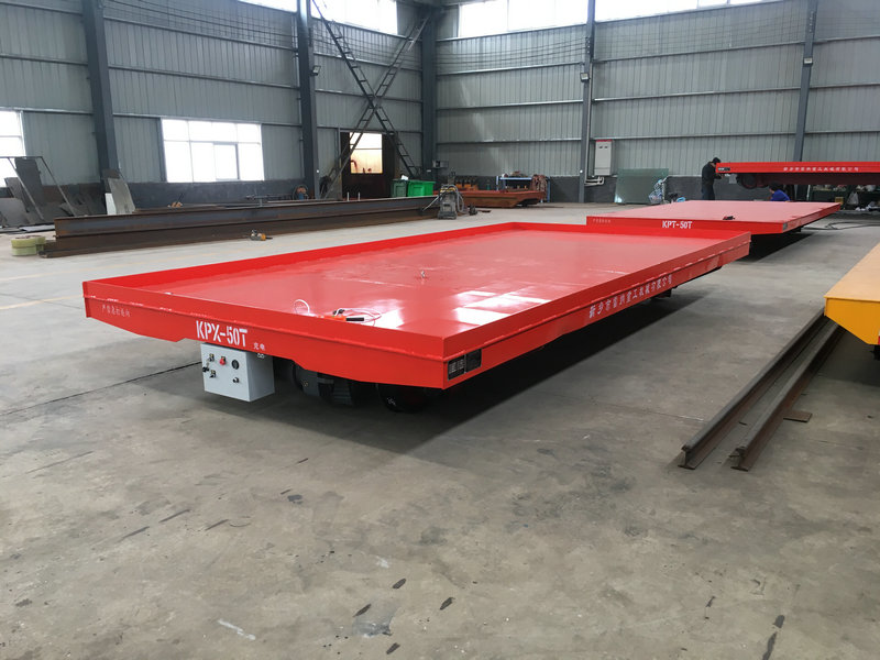 KPX 15 ton elektrische rail flat cart
