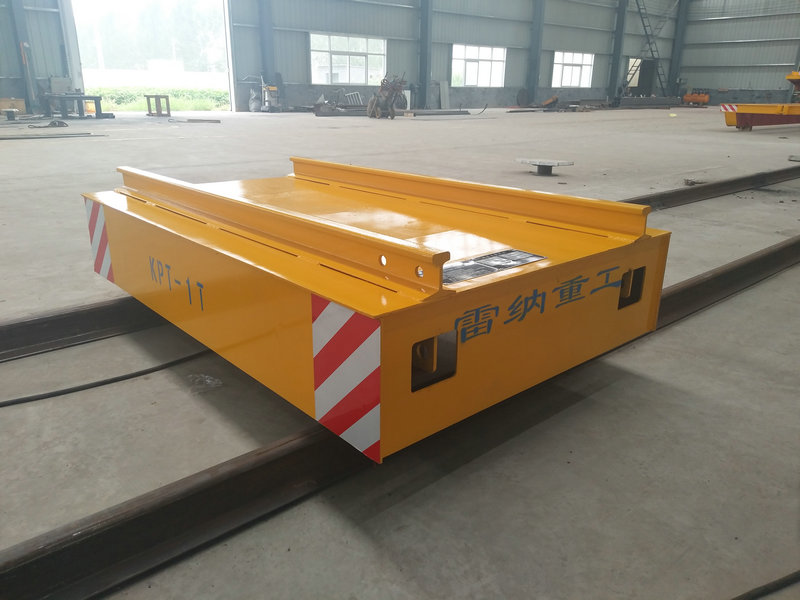 Cable Reel Powered Warehouse Flat Car op Rail met afstandsbediening