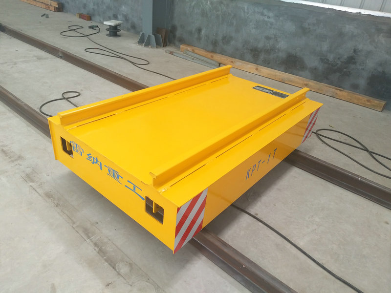 Cable Reel Powered Warehouse Flat Car op Rail met afstandsbediening