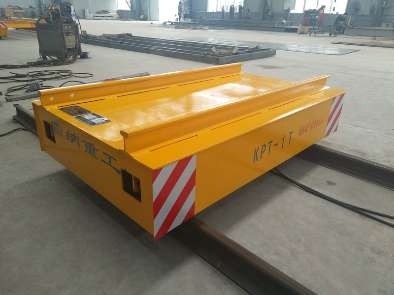 Cable Reel Powered Warehouse Flat Car op Rail met afstandsbediening