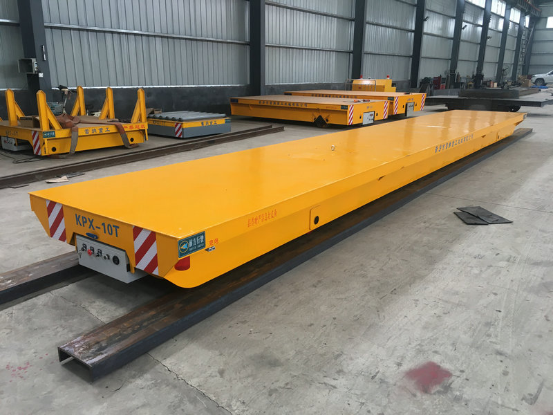 6 Tons Werkplaats Materialen Rail Transfer Trolley