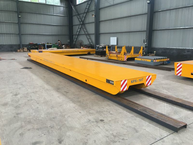 6 Tons Werkplaats Materialen Rail Transfer Trolley