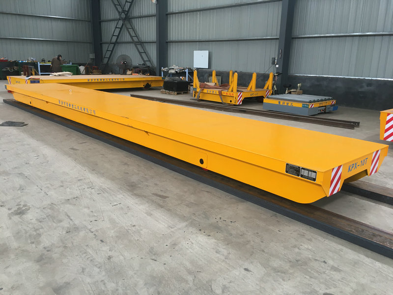6 Tons Werkplaats Materialen Rail Transfer Trolley