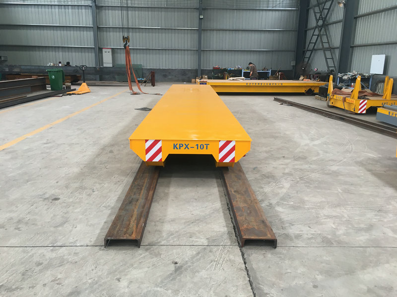 6 Tons Werkplaats Materialen Rail Transfer Trolley