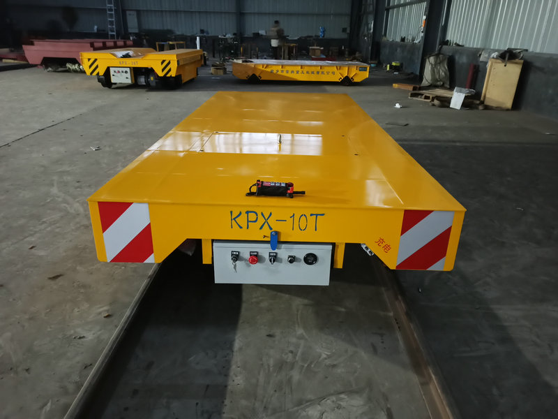 10 Tons Batterij Powered Rail Transfer Trolley