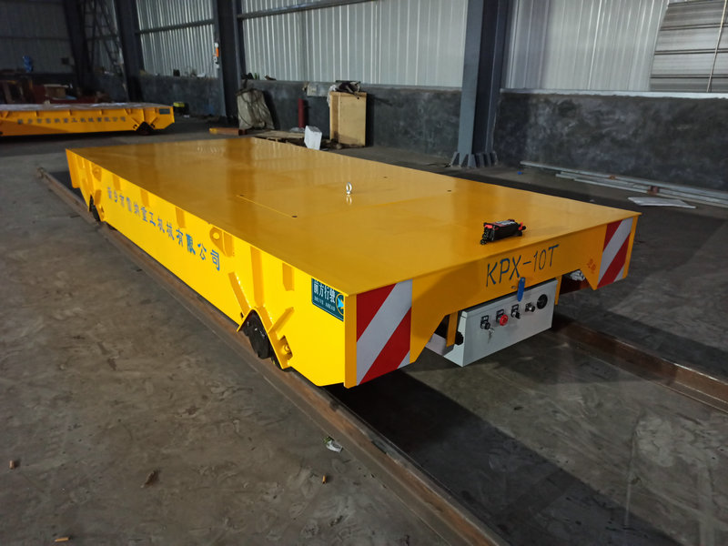 10 Tons Batterij Powered Rail Transfer Trolley