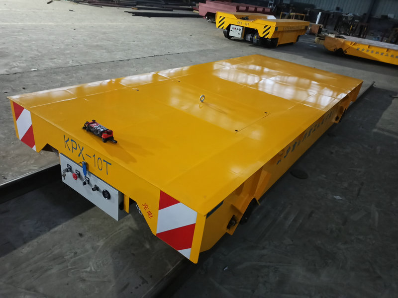 10 Tons Batterij Powered Rail Transfer Trolley