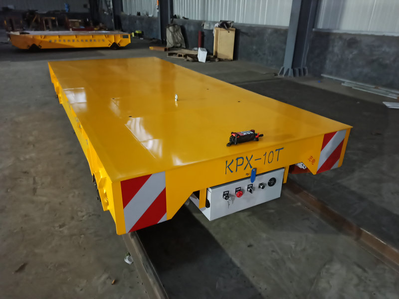 10 Tons Batterij Powered Rail Transfer Trolley
