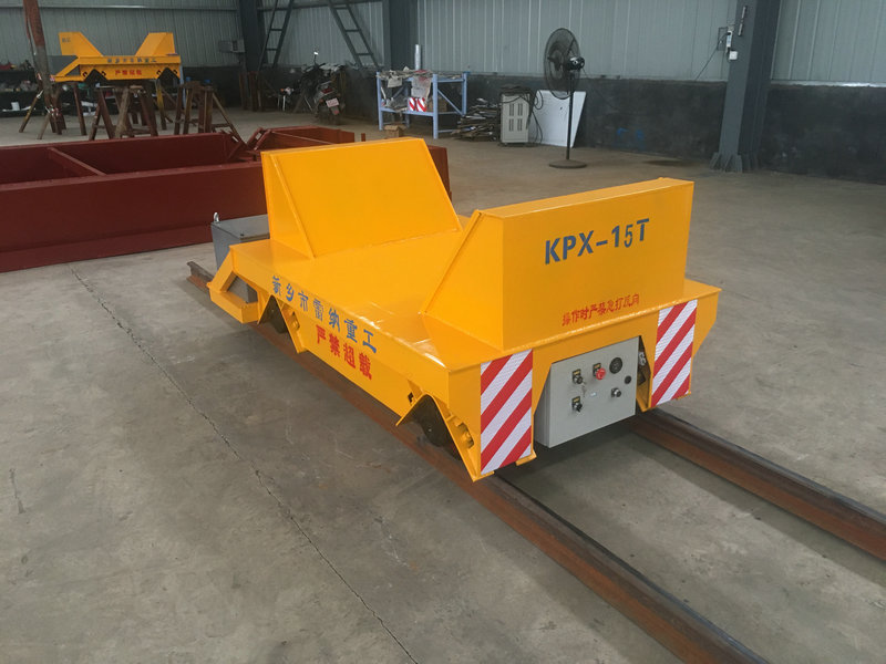15 Tons Staal Coil Batterij Rail Transfer Cart