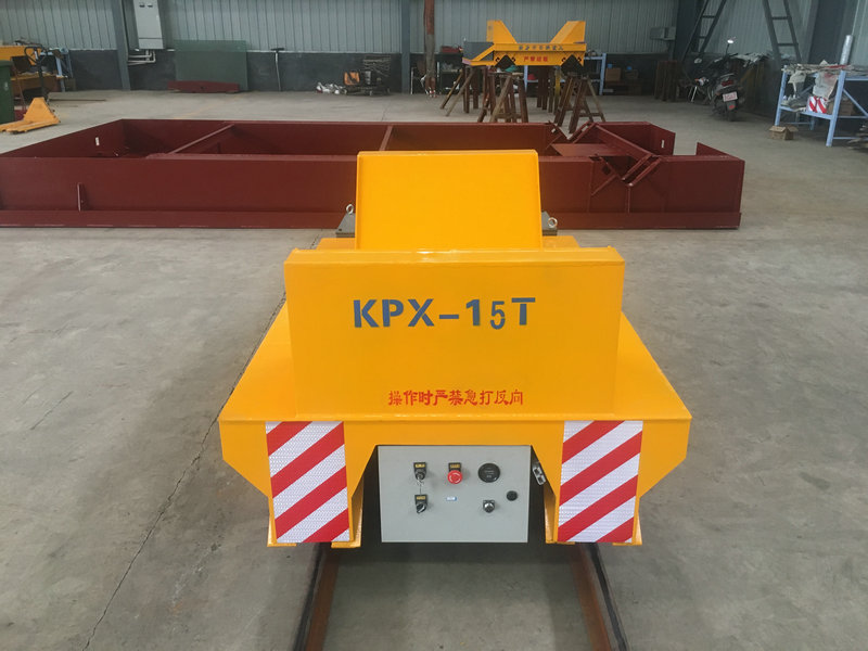 15 Tons Staal Coil Batterij Rail Transfer Cart