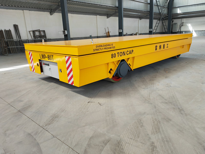 80 Tons Heavy Duty Hydraulische Lifting Trackless Cart