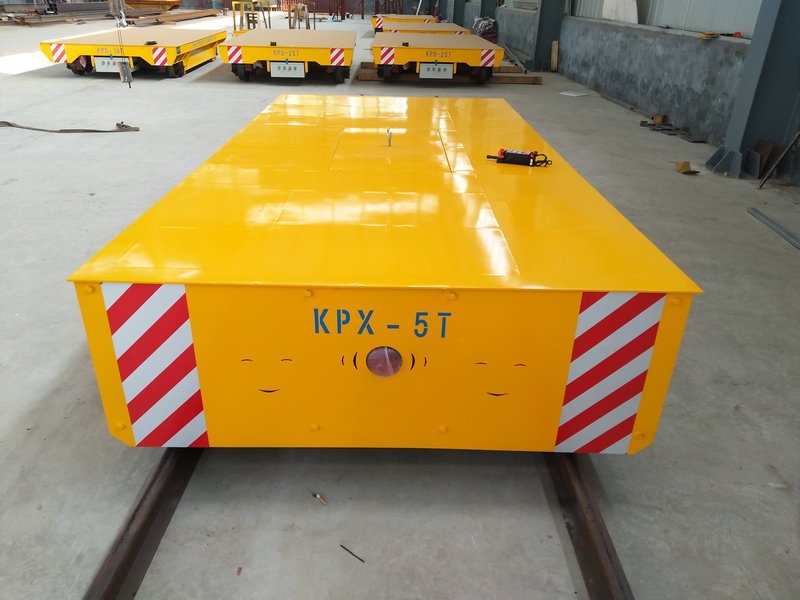 5 Tons Battery Rail Materials Transfer Tractor Cart