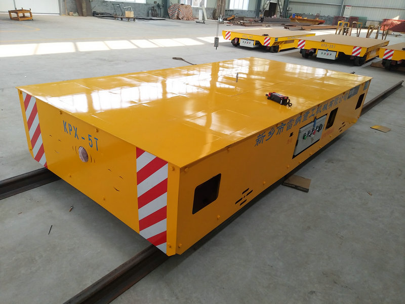 5 Tons Battery Rail Materials Transfer Tractor Cart