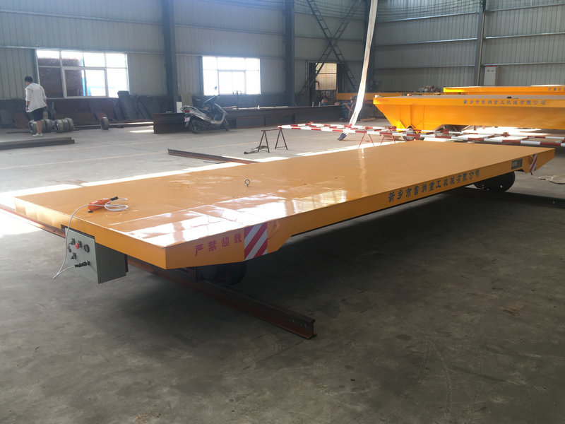 15 Ton Industriële Elektrische Spoorweg Flat Cart