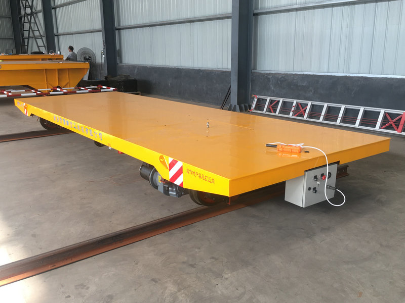 15 Ton Industriële Elektrische Spoorweg Flat Cart