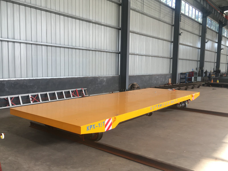 15 Ton Industriële Elektrische Spoorweg Flat Cart