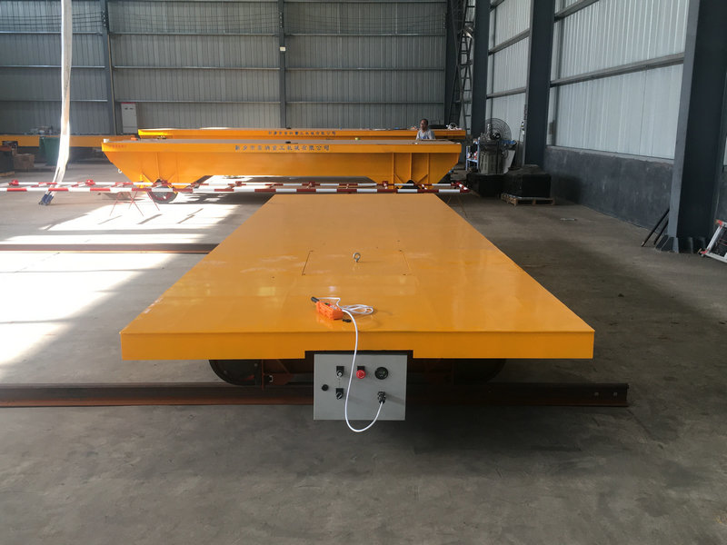 15 Ton Industriële Elektrische Spoorweg Flat Cart