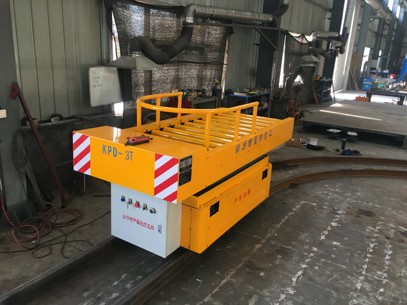 3T Rail draait elektrische platte mand met lift