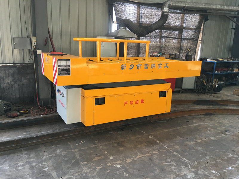 3T Rail draait elektrische platte mand met lift