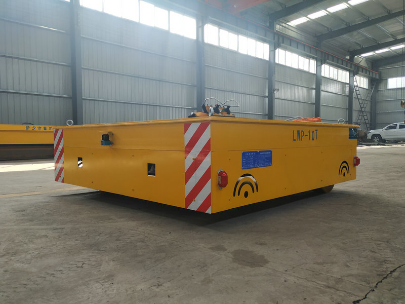 10 Tons Intelligente Trackless Transfer Cart voor de vervaardigingsindustrie