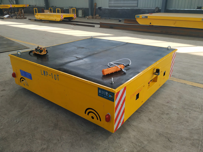 10 Tons Intelligente Trackless Transfer Cart voor de vervaardigingsindustrie