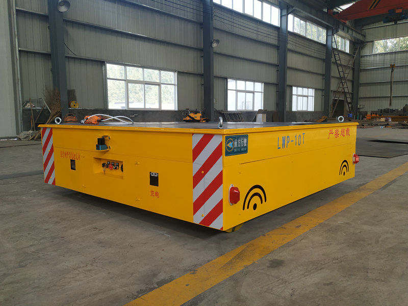 10 Tons Intelligente Trackless Transfer Cart voor de vervaardigingsindustrie