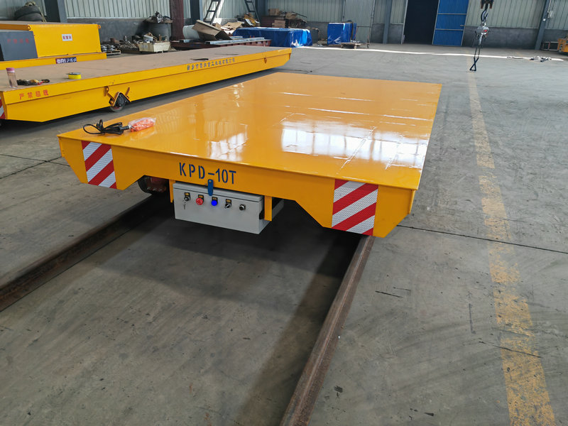 Industriële vervoersoplossing Low Voltage Rail Transfer Trolley