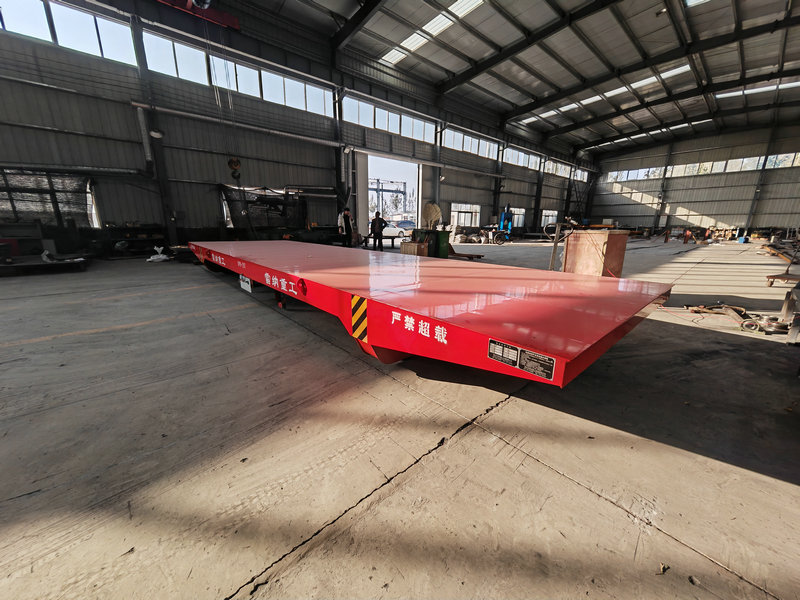20 ton aangepaste lage spanning aangedreven stalen spoorwegtransfertrolley
