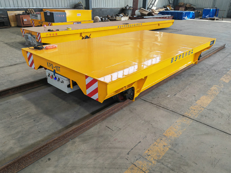 Industriële vervoersoplossing Low Voltage Rail Transfer Trolley