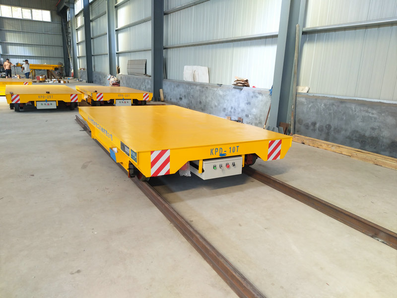Warmtebehandeling Workshop Low Voltage Rail Electric Transfer Cart