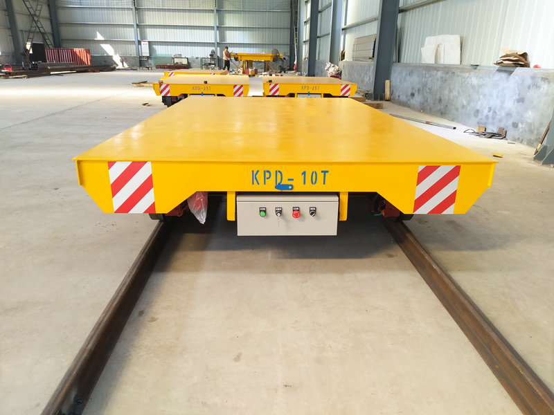 Warmtebehandeling Workshop Low Voltage Rail Electric Transfer Cart