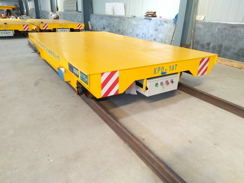 Warmtebehandeling Workshop Low Voltage Rail Electric Transfer Cart