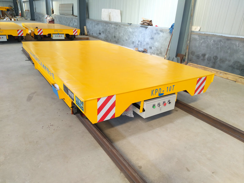Warmtebehandeling Workshop Low Voltage Rail Electric Transfer Cart