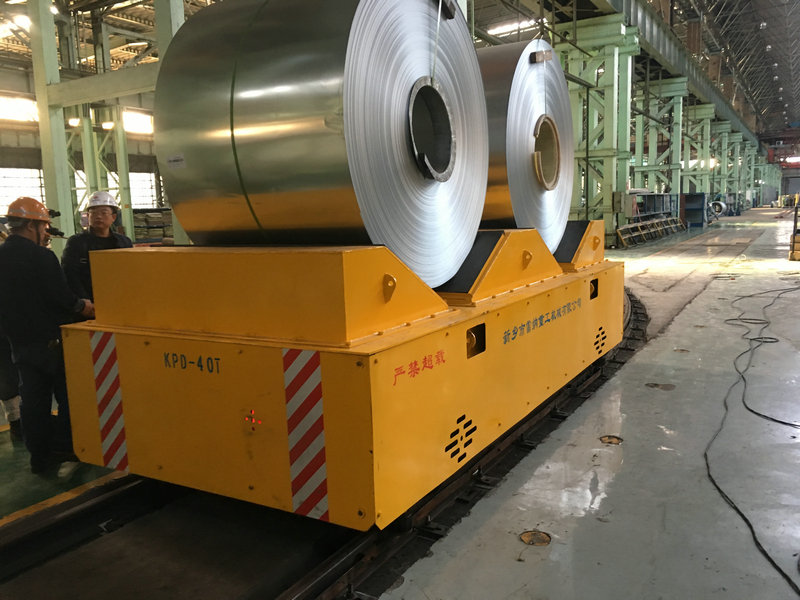 Steel Plant Rail aangedreven transfer cart