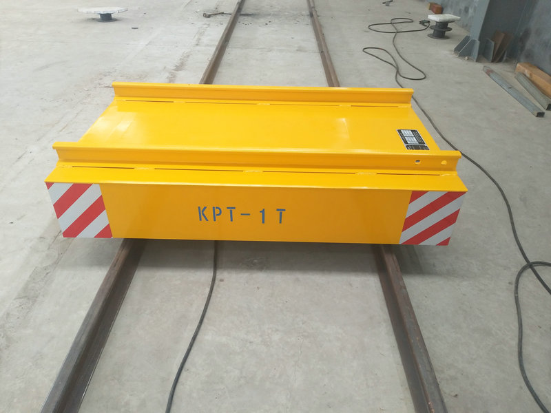 Cable Reel Powered Warehouse Flat Car op Rail met afstandsbediening