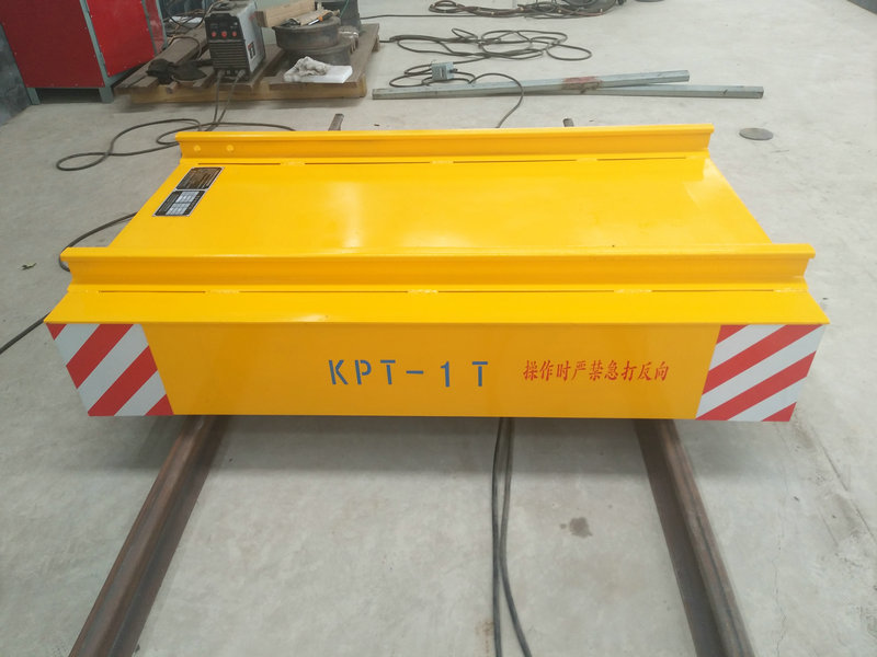 Cable Reel Powered Warehouse Flat Car op Rail met afstandsbediening