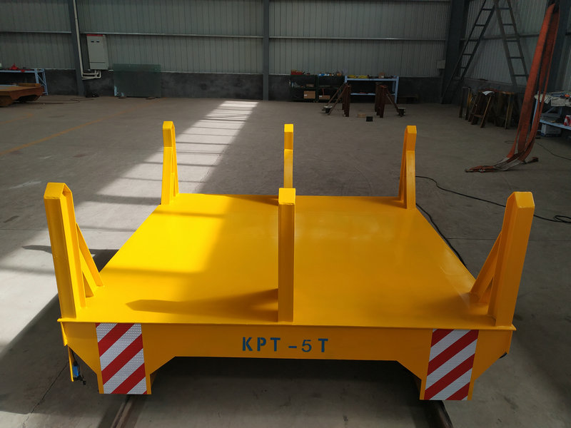 Kabel Drum Powered Rail Ladle Transfer Cart in Stalen Molen