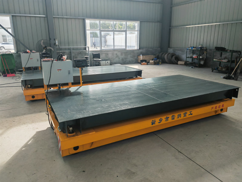 Heavy Material 4 Ton Rail Montage Cable Drum Transfer Trolley