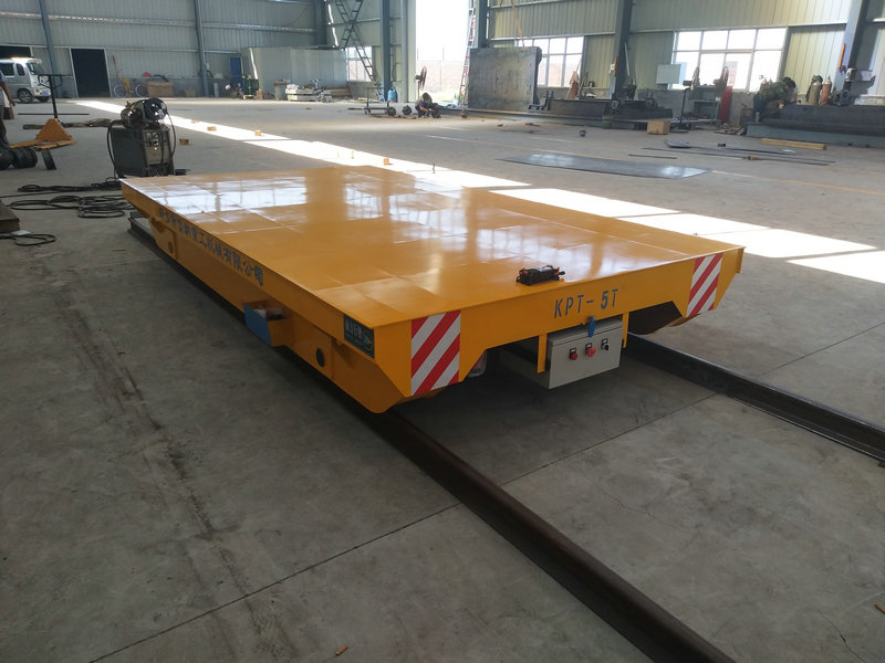 Werkplaats Cable Reel Rail Car Transport 5 Tons Lading