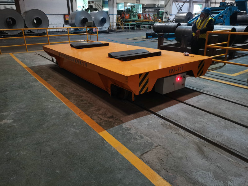 Motoriseerde kabel reel transportwagen