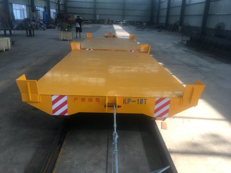 Cord Reel Drum Handling Transporters op de spoorweg Cord Reel Drum Handling Transporters op de spoorweg
