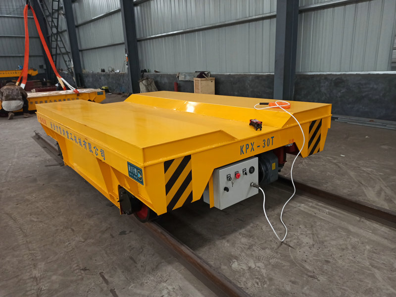 Batterij-aangedreven 30T Rail Transfer Cart voor Die en Mould Handling