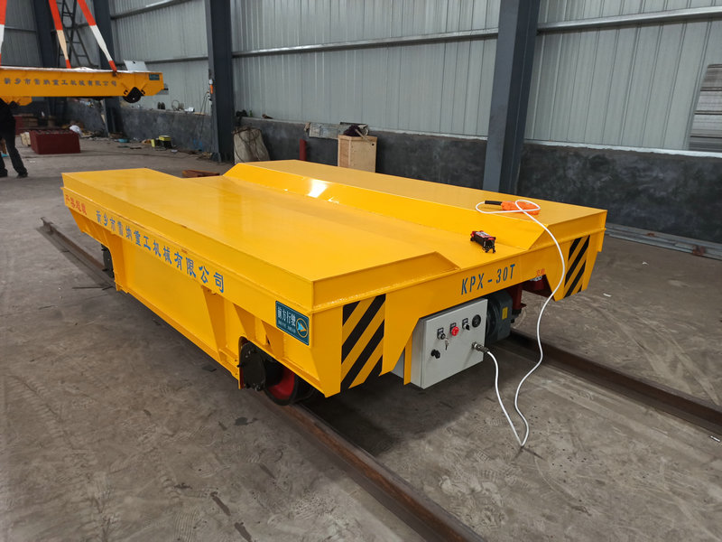 Batterij-aangedreven 30T Rail Transfer Cart voor Die en Mould Handling