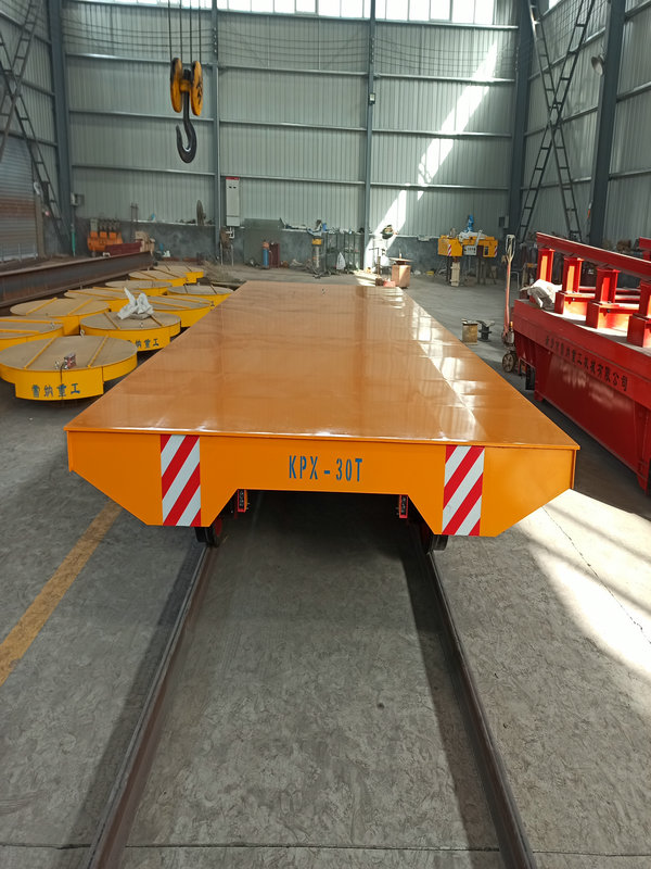 Batterij Driven 30 Ton Die en Mold Rail Transfer Cart